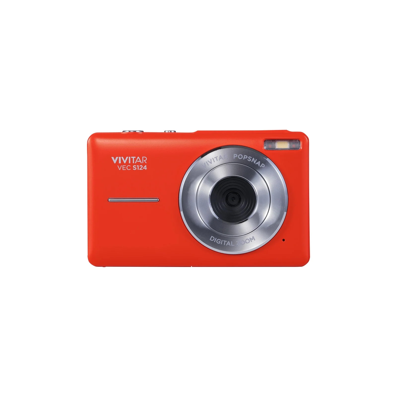 Vivitar Popsnap Compact Digital Camera, Orange, 16X Zoom, 1080p, Built-in Flash, Micro SD, Slim L... | Walmart (US)