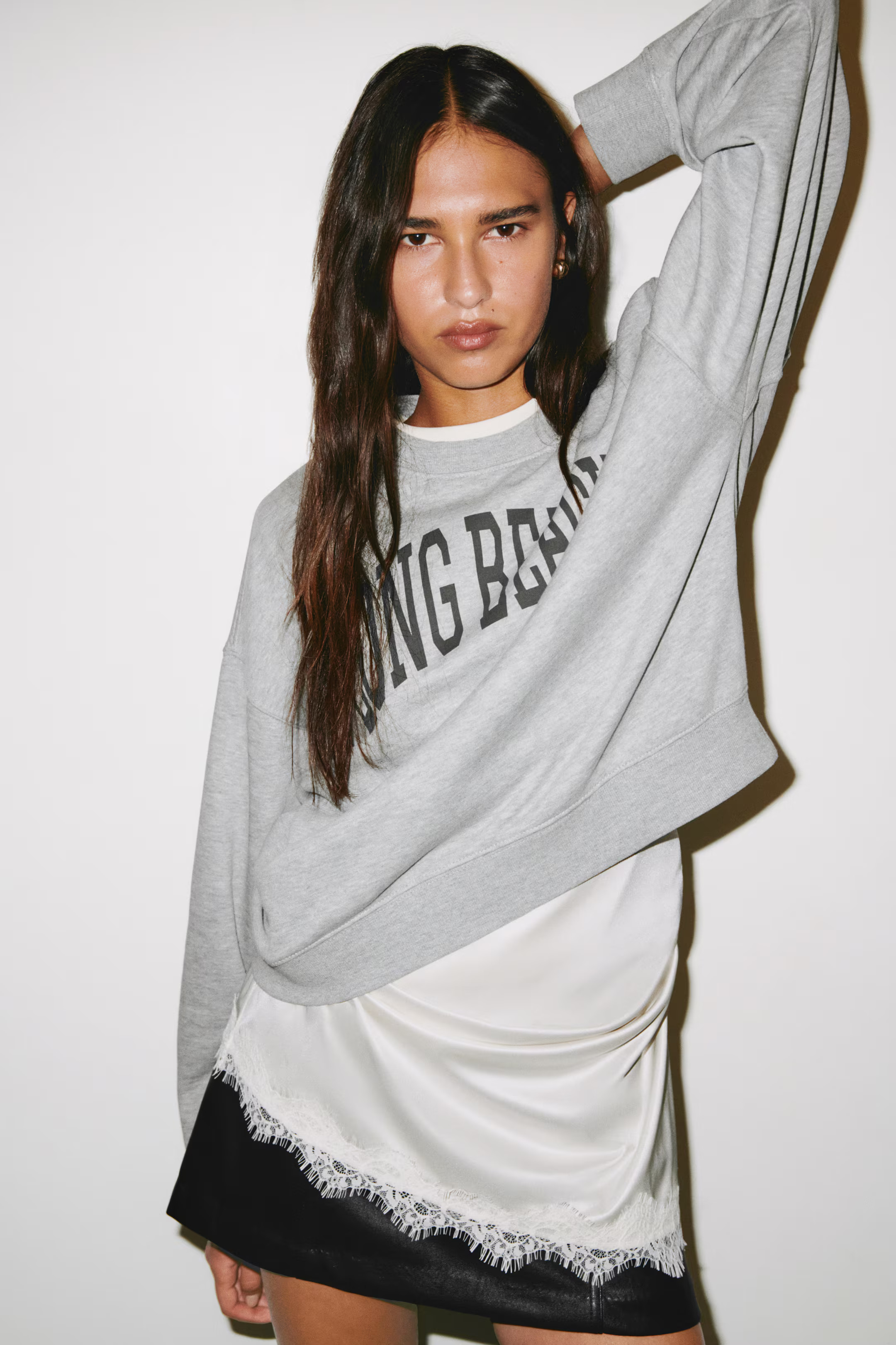 Sweatshirt with Printed Motif | H&M (US + CA)