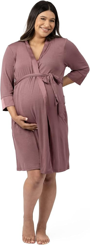 Kindred Bravely Emmaline Maternity & Nursing Robe Hospital Bag/Delivery Essential | Amazon (US)
