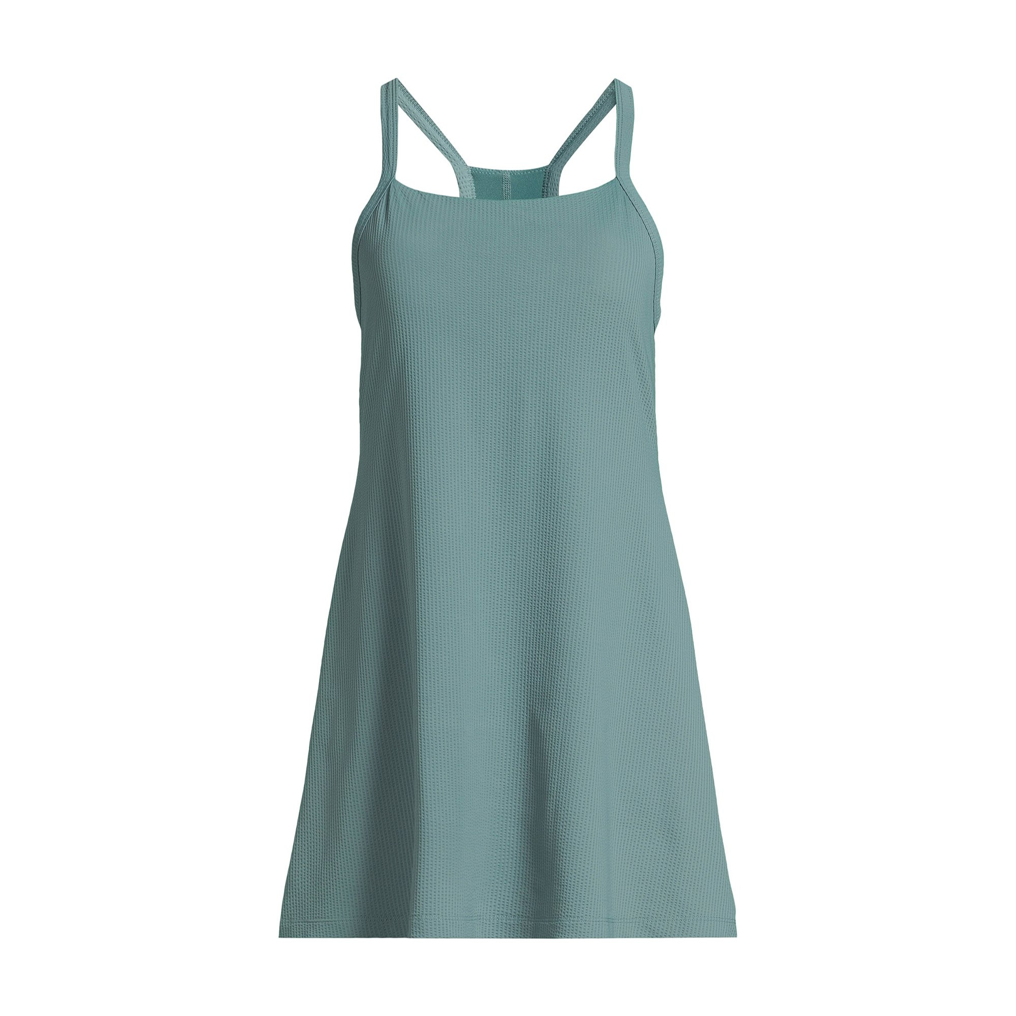 Avia Women's Square-Neck Active Dress with Built-In Shorts, Sizes XS-XXXL | Walmart (US)