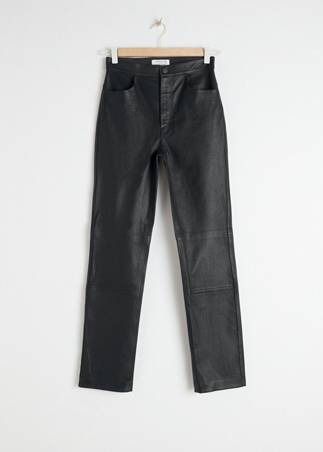 High Waisted Leather Trousers | & Other Stories (EU + UK)