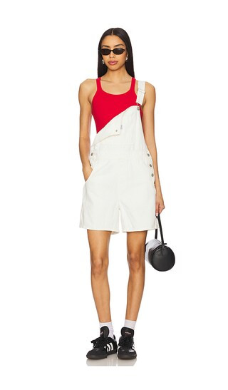 LEVI'S Utility Shortall in White. - size S | Revolve Clothing (Global)