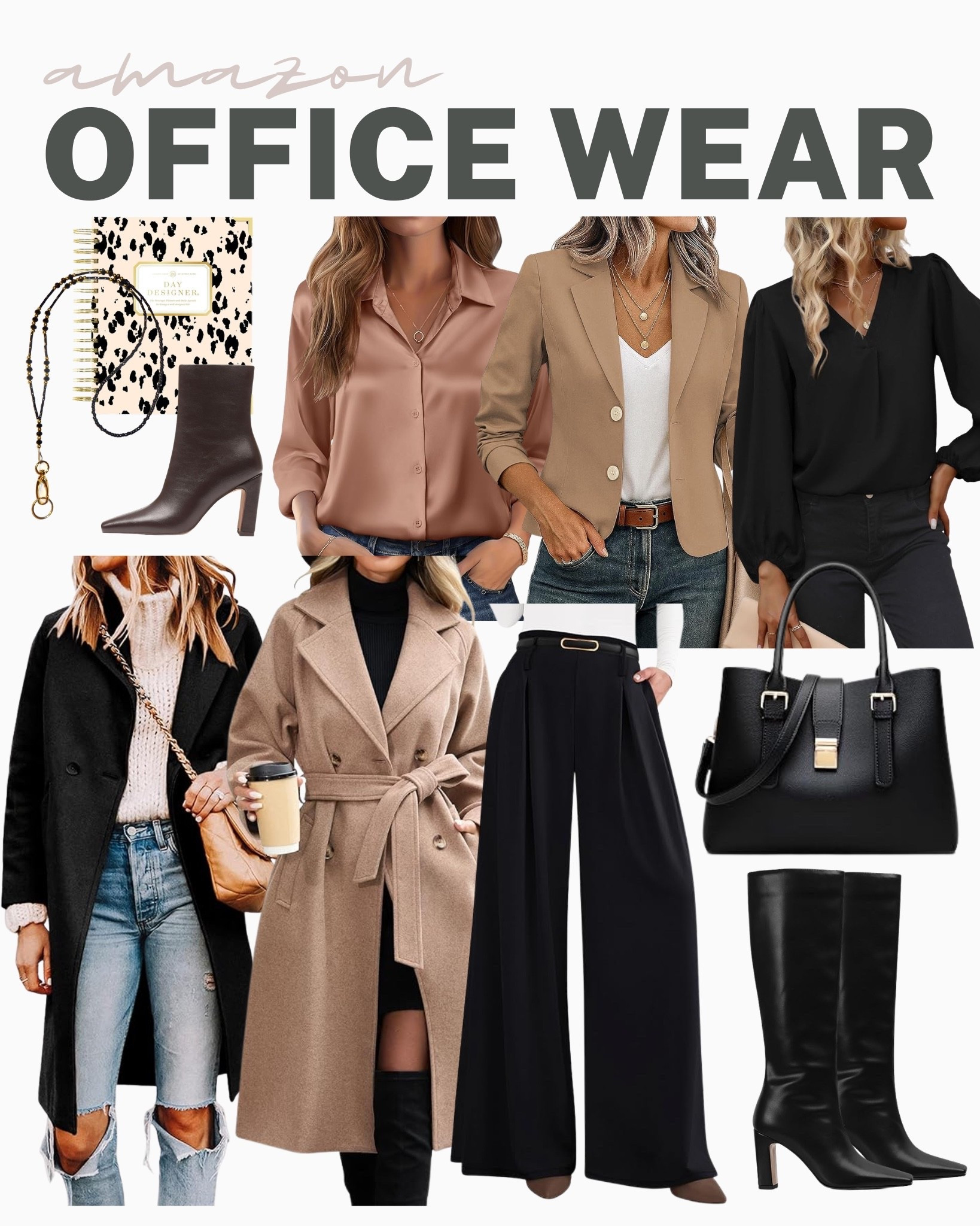 Looking for easy office outfits? These amazon finds are simple, stylish, and perfect for this season!
trench coat, casual cropped blazer, ankle boots, business casual top, work tops, office style, stylish workwear, business casual, trendy office wear, professional looks, wardrobe update, transitional style, amazon fashion, affordable look, spring fashion

#LTKU #LTKootd #LTKSeasonal