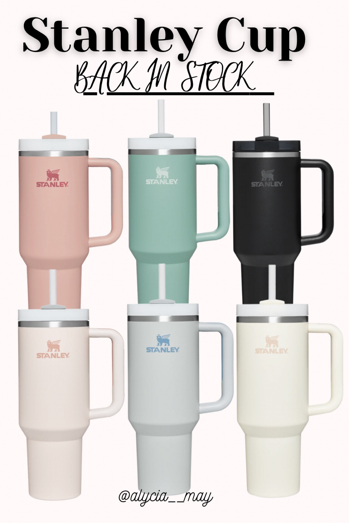 Stanley cups back in stock!! I’m definitely adding the pink one to my cart. Only $40

#LTKunder50 #LTKunder100 #LTKGiftGuide