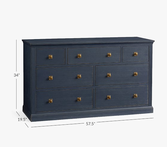 Charlie 7-Drawer Dresser (58w x 20d") | Pottery Barn Kids
