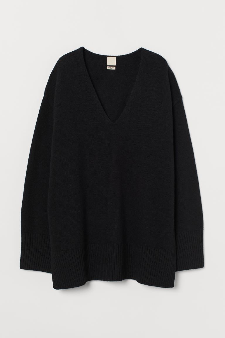 Oversize-Pullover aus Wollmix | H&M (DE, AT, CH, NL, FI)