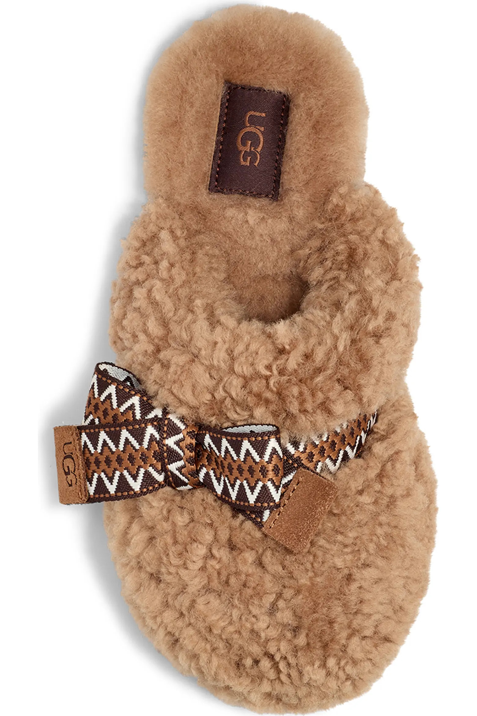 UGG\u00ae Maxi Curly Genuine Shearling Scuff Slipper (Nordstrom Exclusive) (Women) | Nordstrom | Nordstrom