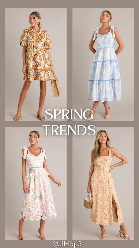Spring and summer trend alert: florals! Check out these beautiful floral dresses from Red Dress, take 20% off site wide with code: TREAT20

#LTKSummerSales #LTKSaleAlert #LTKStyleTip