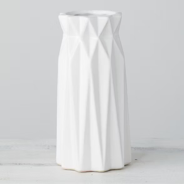 Sullivans Origami White Decorative Vase | Target