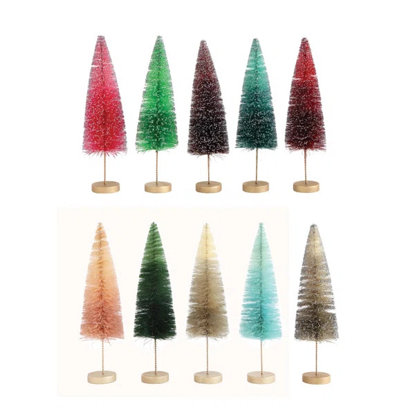Sisal Bottle Brush Tree (Set of 10) | Wayfair North America