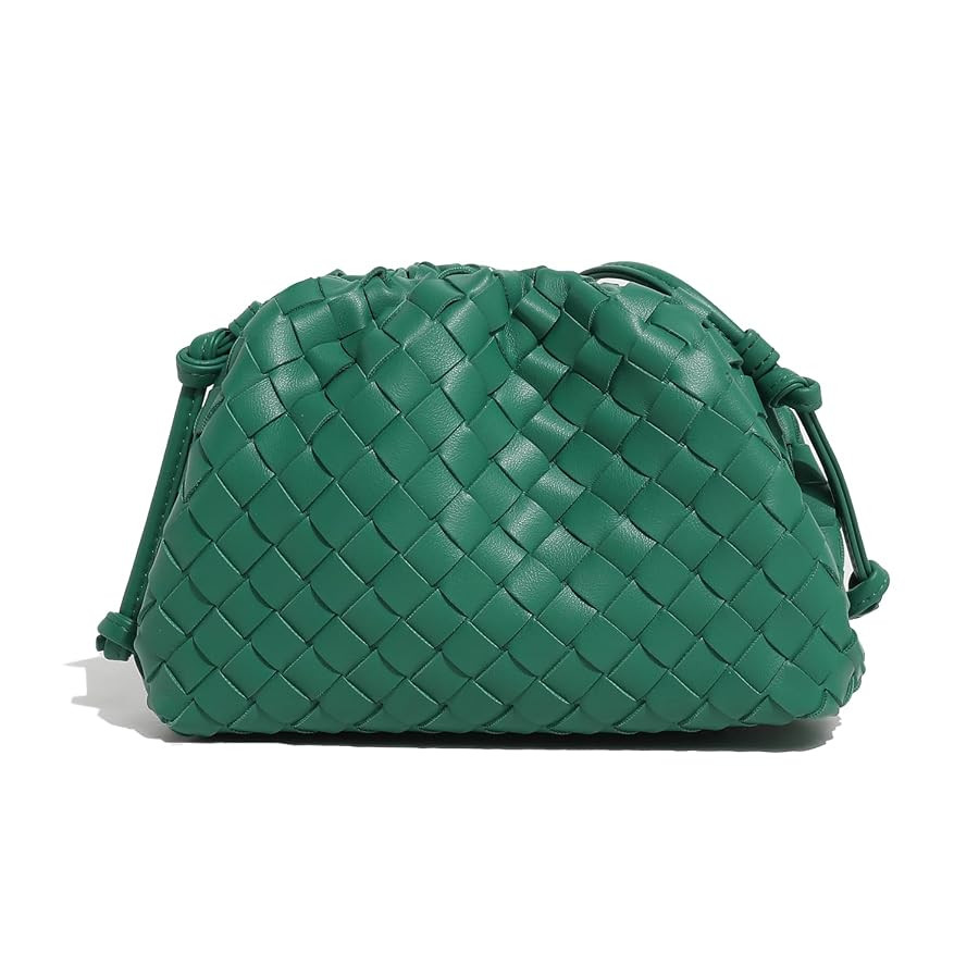 Huralona Dressy Pleated Vegan Leather Clutch Purse Super Soft Cloud Dumpling Clutch Bag for Women... | Amazon (US)