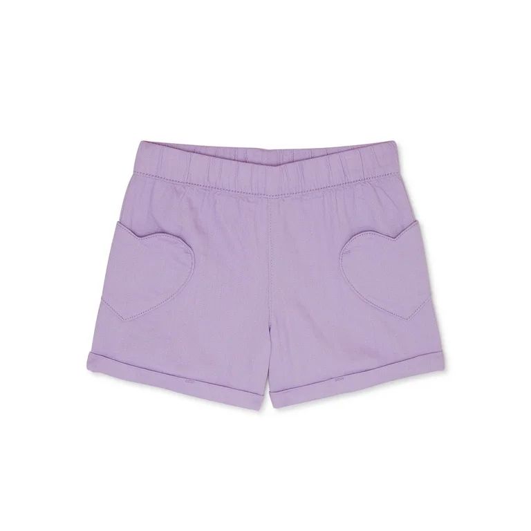 365 Kids from Garanimals Girls' Pull On Denim Shorts, Sizes 4-10 | Walmart (US)