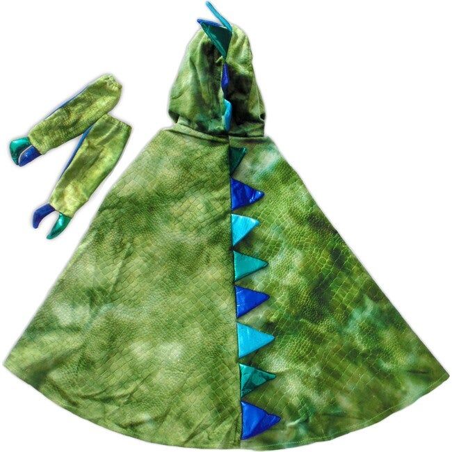Dragon Cape with Claws, Green/Blue | Maisonette