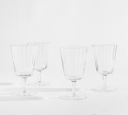 Fluted Glass Goblets | Pottery Barn (US)