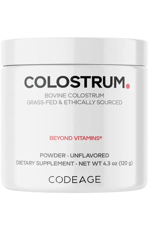 Codeage Grass-Fed Bovine Colostrum Powder Supplement in White at Nordstrom | Nordstrom