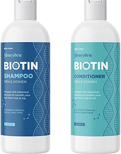 Volumizing Biotin Shampoo and Conditioner Set - Sulfate Free Shampoo and Conditioner for Color Tr... | Amazon (US)