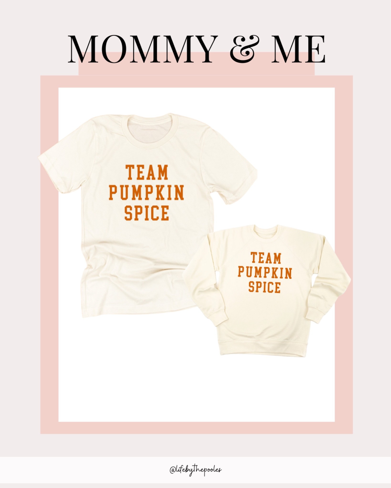 Mommy and me pumpkin spice fall matching outfits, team pumpkin spice, matching fall outfits, mom and daughter outfits, thanksgiving outfits #thanksgivingoutfit #falloutfits, #mommyandme #matchinyfamilyoutfits #ltkunder50 

#LTKfamily #LTKSeasonal #LTKkids