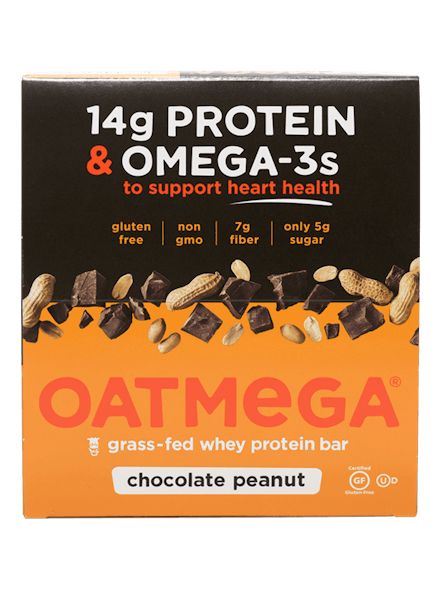 Oatmega Chocolate Peanut Crisp Protein Bar (Box of 12) | onnit