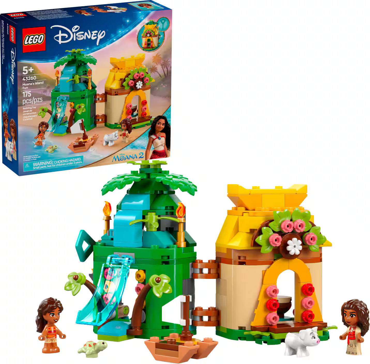 LEGO - Disney Moana's Island Fun Building Toy Playset 43260 | Best Buy U.S.