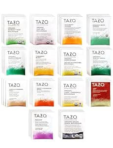 Tazo Tea Bags Sampler Assortment Variety Pack Gift Box ( 42 Count ) 14 Different Flavors Gifts fo... | Amazon (US)