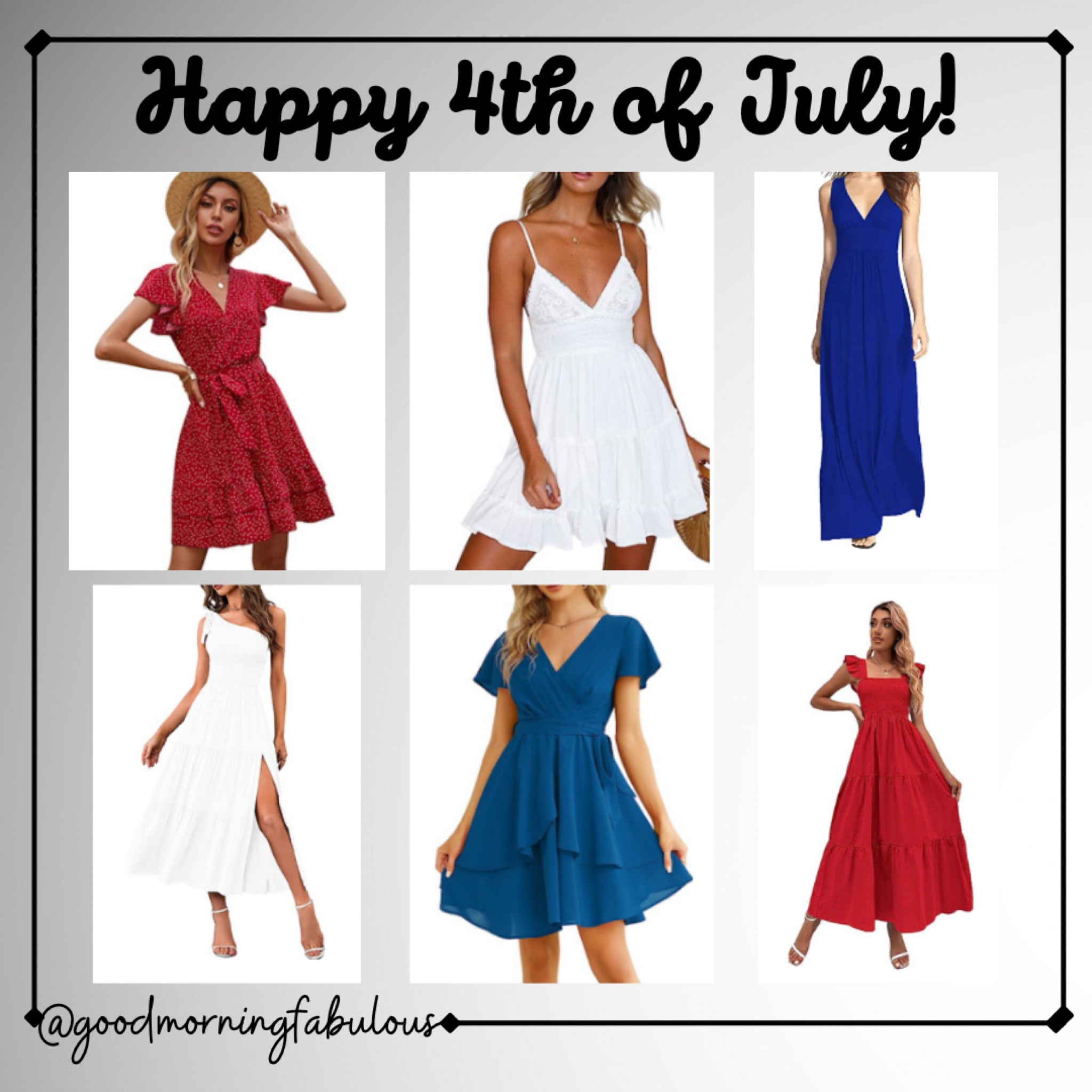 Patriotic dresses you can wear year round 

#LTKunder50 #LTKSeasonal #LTKstyletip