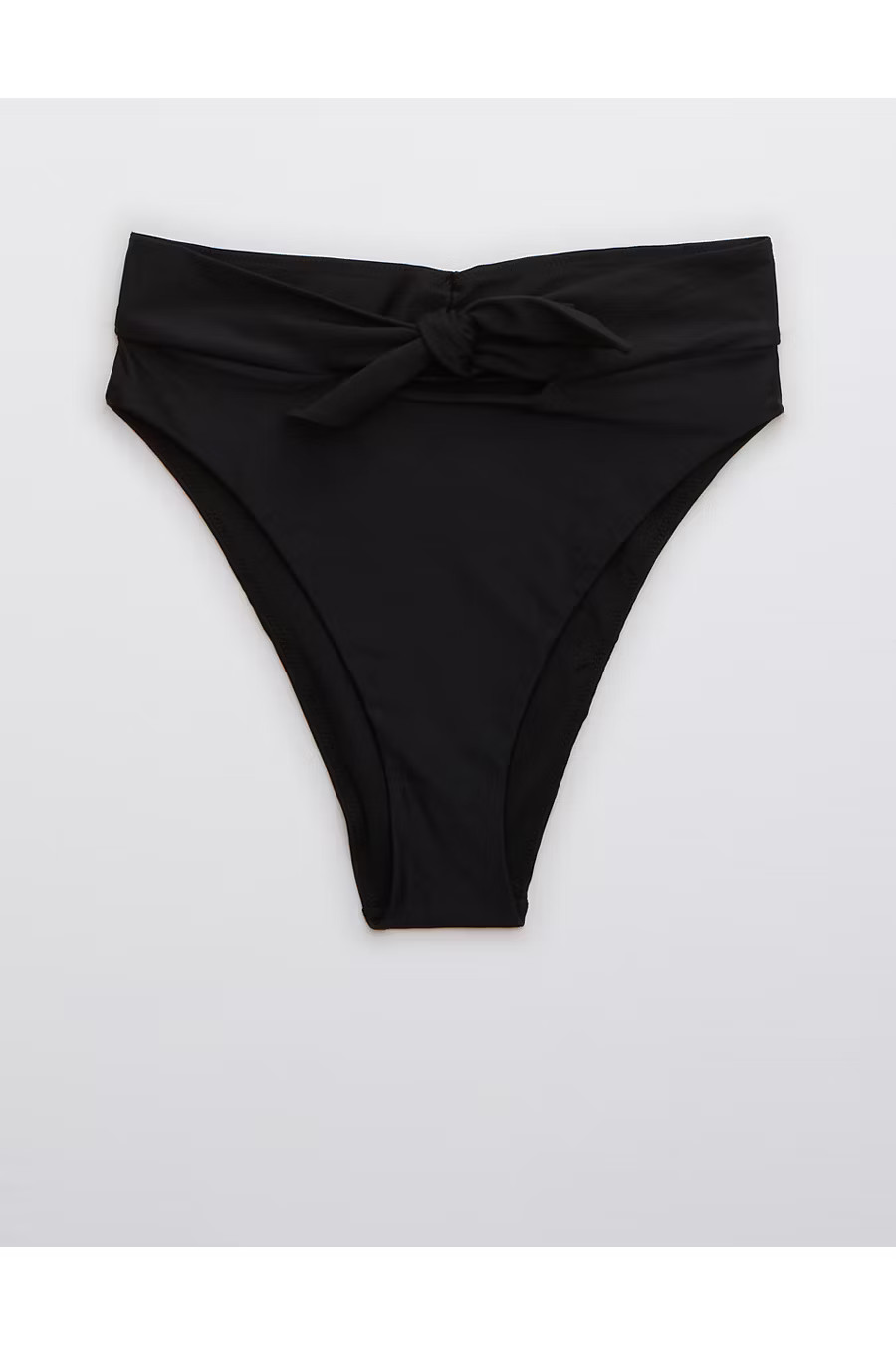 Aerie Cut Out Tie High Cut Cheeky Bikini Bottom | American Eagle Outfitters (US & CA)