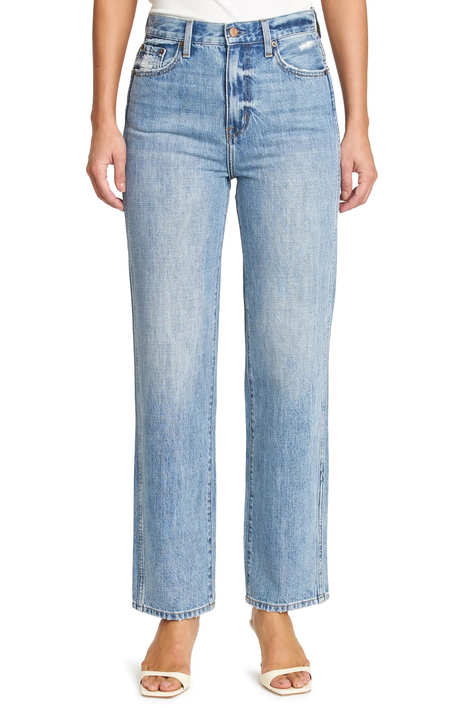 Cassie High Waist Straight Leg Jeans | Nordstrom