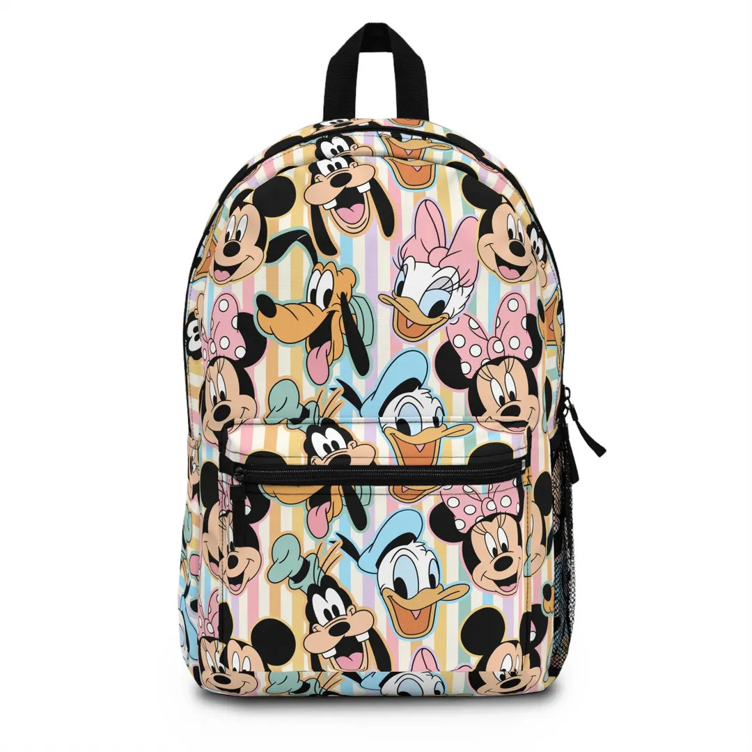 Disney Backpack, Mickey and Friends School Bag, Disney World Backpack, Disney Fan Gift, Back to S... | Etsy (Global)