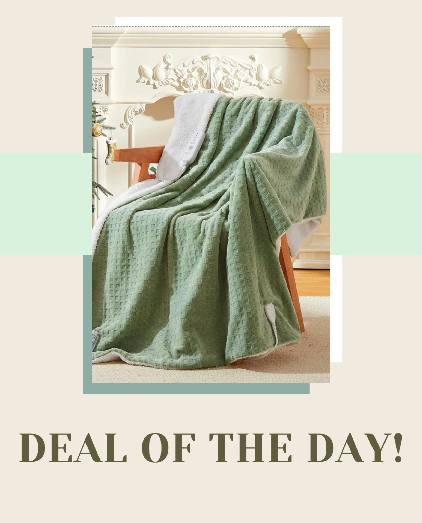 Okay so I stay cold a lot! I was looking around for something cozy and warm for this colder season that is coming and I found a shabby tree green heated blanket! The best part? It’s on sale today! 

#LTKHome #LTKFindsUnder100 #LTKSaleAlert