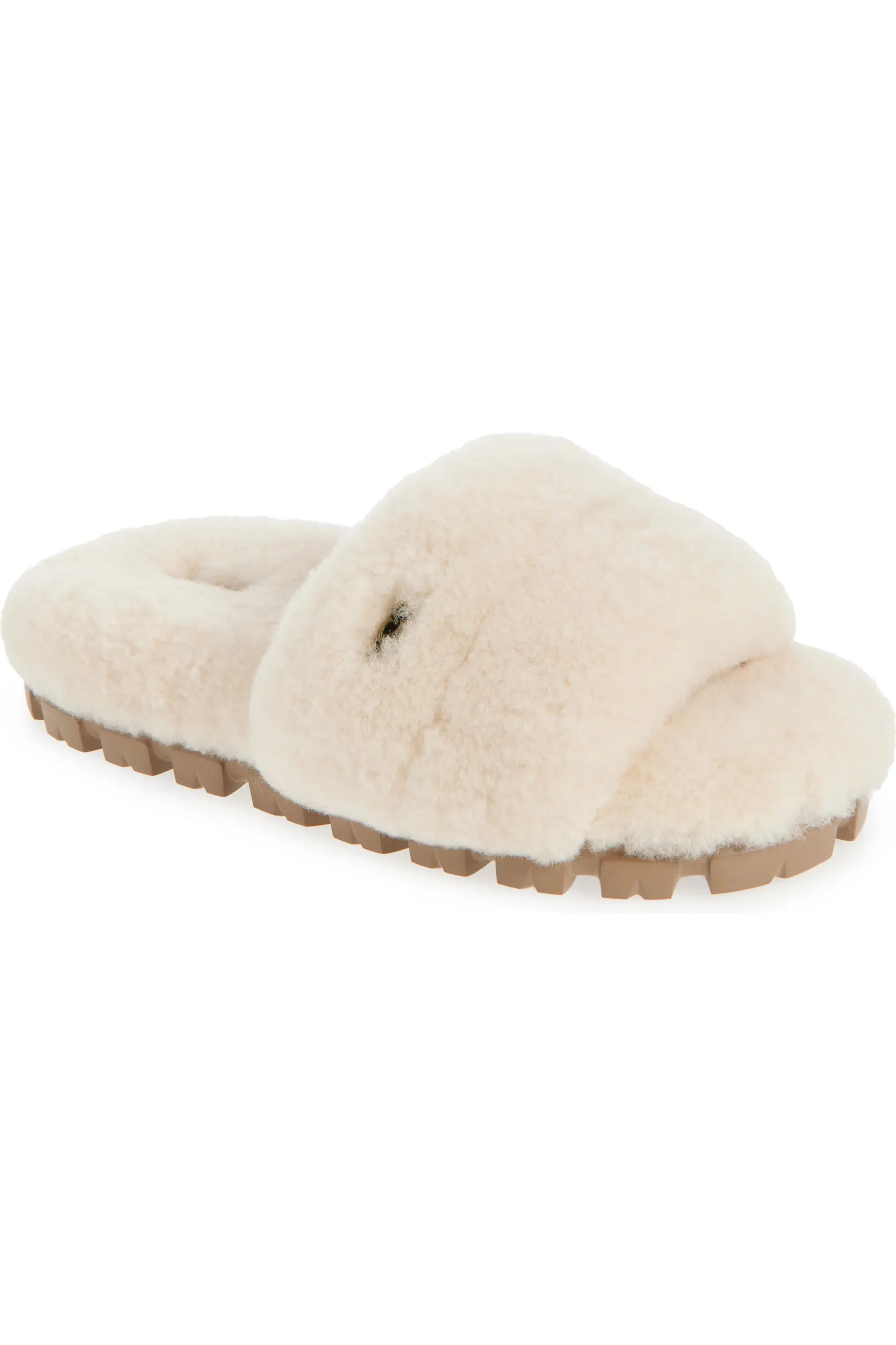 Cozetta Curly Genuine Shearling Slide Slipper (Women) | Nordstrom | Nordstrom