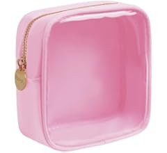 Bricte Clear Makeup Bag Small Cosmetic Pouch Mini Travel Toiletry Organizer Coins Purse TPU and Nylo | Amazon (US)