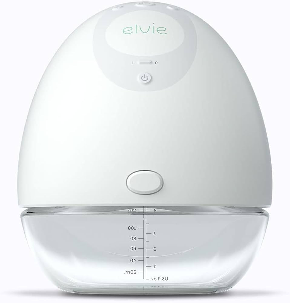 Elvie - Double, Wearable Breast Pump w/App - The Smallest & Quietest - Portable - Hands Free & Di... | Amazon (US)