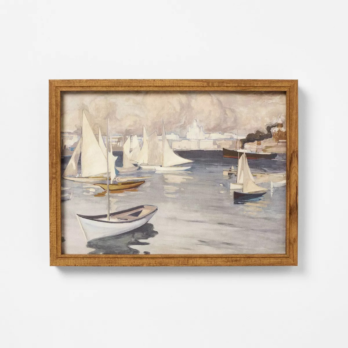 16"x12" Boats Framed Art - Threshold™ designed with Studio McGee | Target