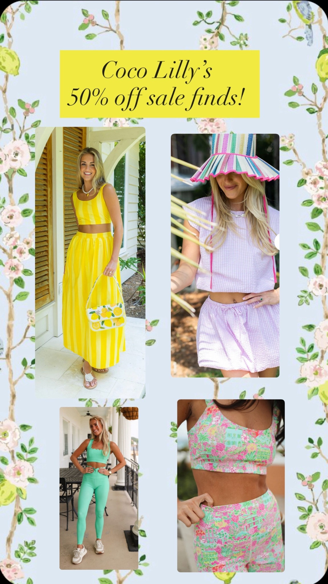 Coco Lilly’s 50% off for only 50 minutes tonight 5pm Central! 

#LTKSaleAlert #LTKU #LTKActive