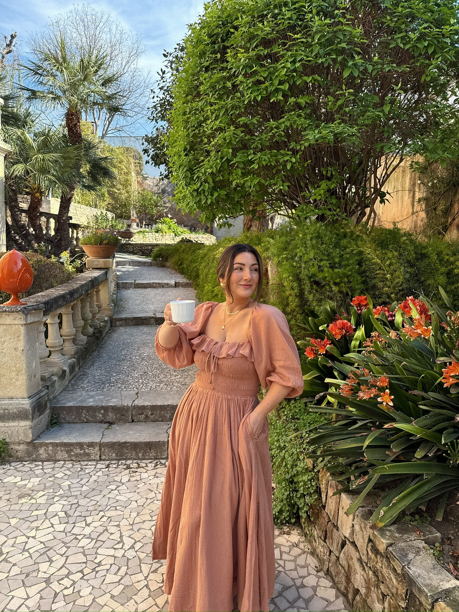 Petite friendly dress! 

Dress size small - color tuscany
Favorite flats- so comfortable and they go with everything!!!

(Also linked similar dress that is almost identical which I used to own and flats from Amazon!) 

I also added a cute cardigan to wear when it’s cold! Size small petite 

Vacation outfit, Italy outfits, petite fashion 



#LTKSeasonal #LTKPetite #LTKTravel