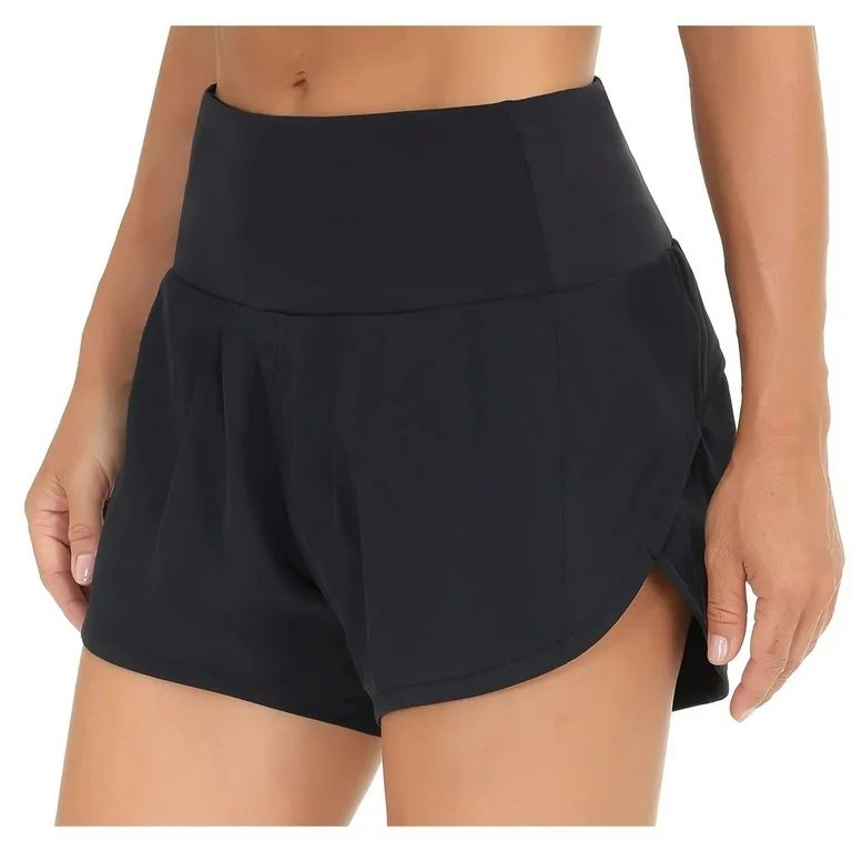 Rosvigor Womens Athletic Shorts High Waisted Workout Shorts Gym Yoga Running Shorts - Walmart.com | Walmart (US)