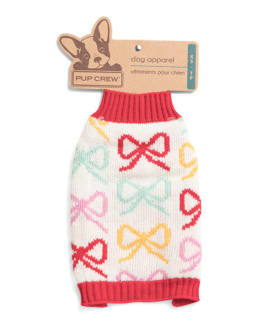 Bow Pet Sweater | TJ Maxx