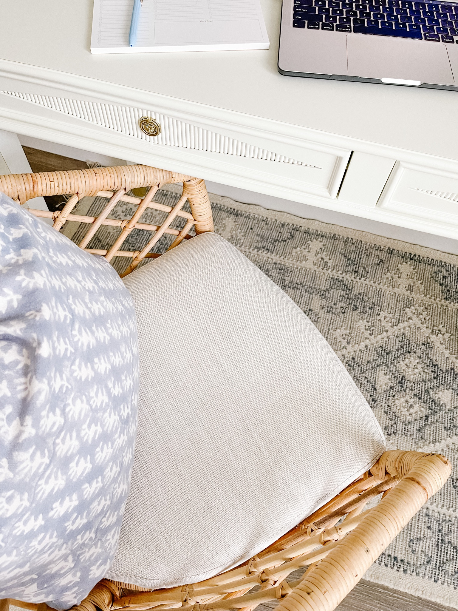 Here’s a little desk organizing tour. The key to any organized space is to make sure it works for you or whoever will be using it. I made sure it had the tools I’d reach for in my desk for myself and when I’m helping clients design and decorate. 

#LTKhome