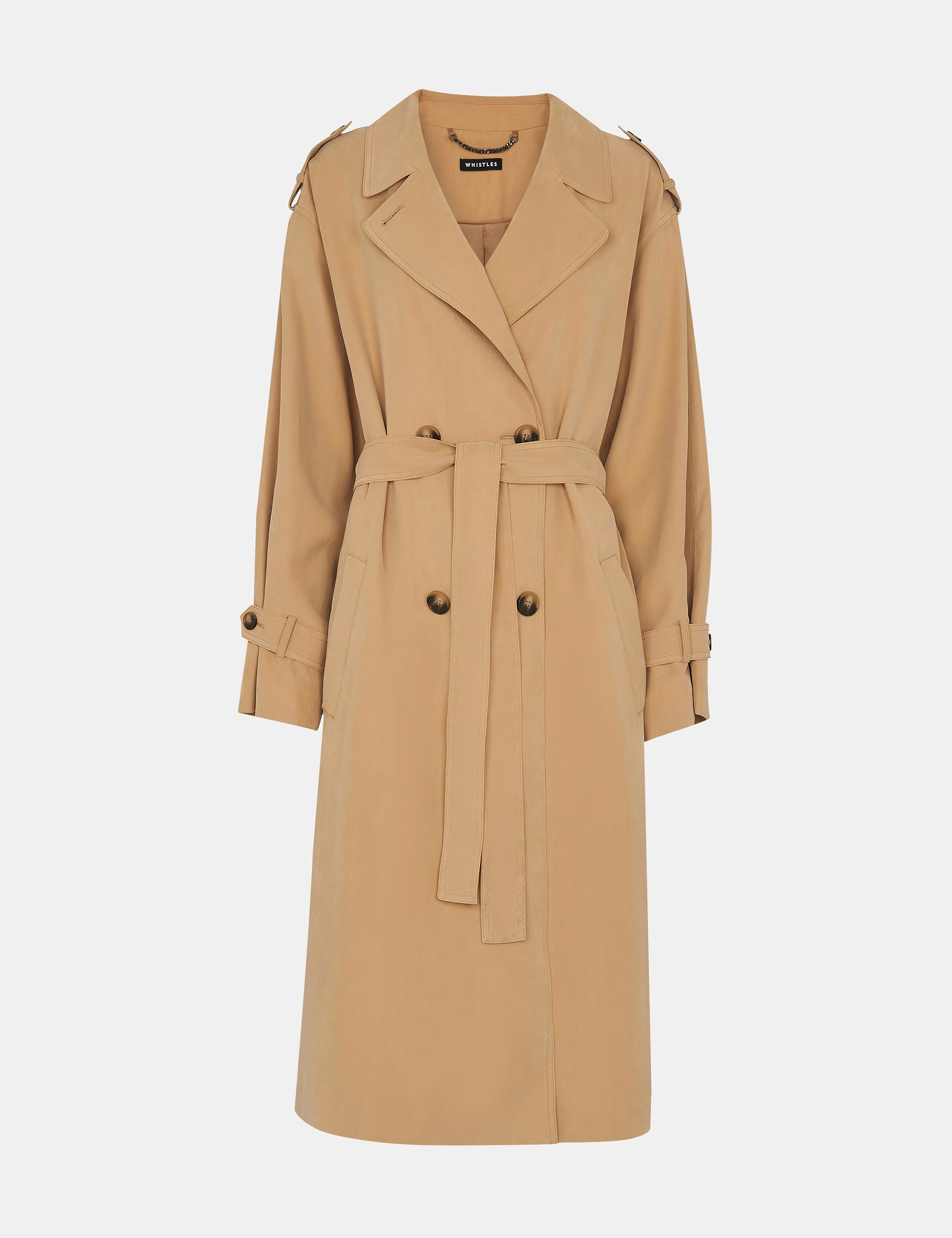 Belted Longline Trench Coat | Whistles at M&S | Marks & Spencer (UK)