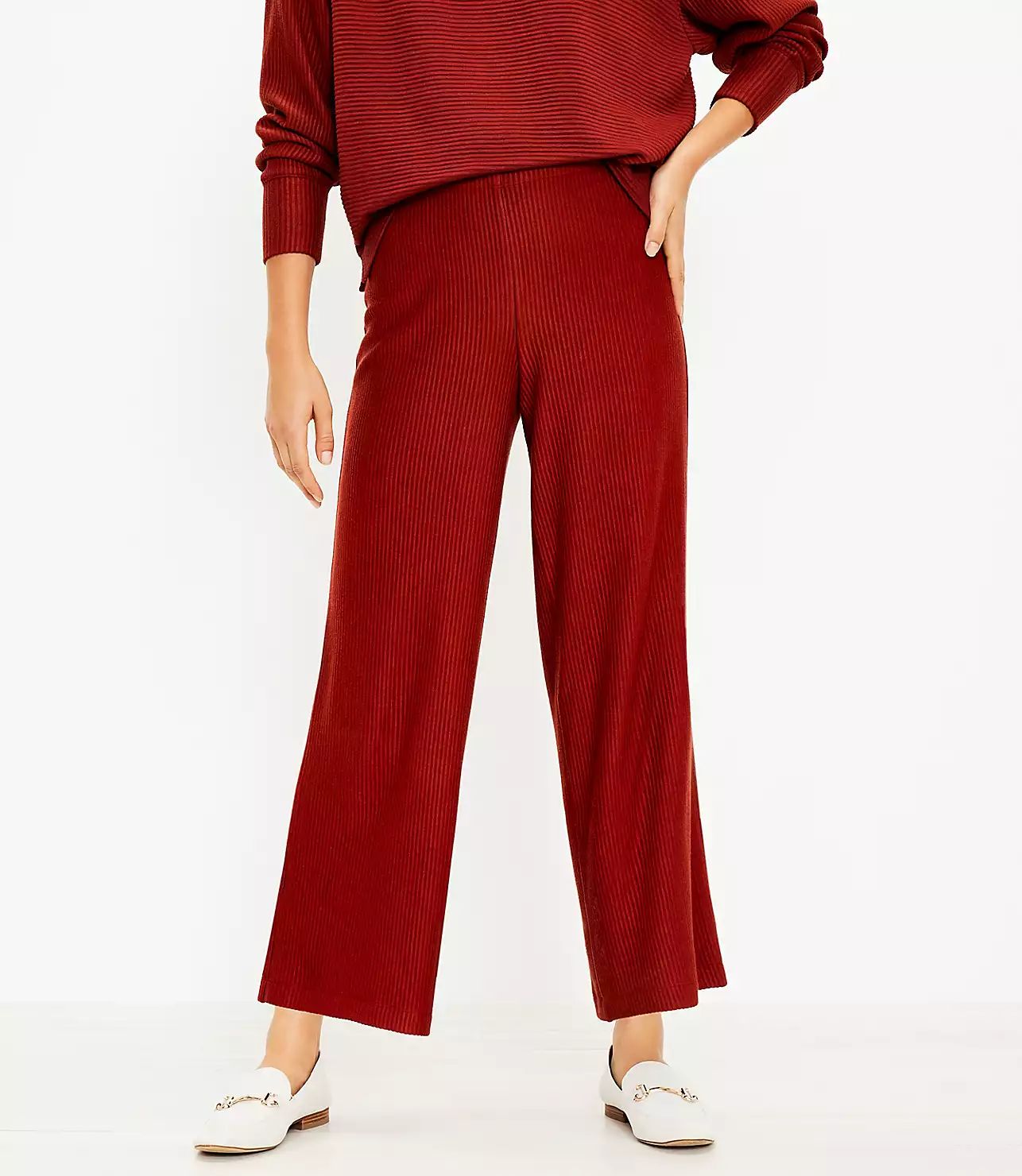 Pull On Wide Leg Pants | LOFT