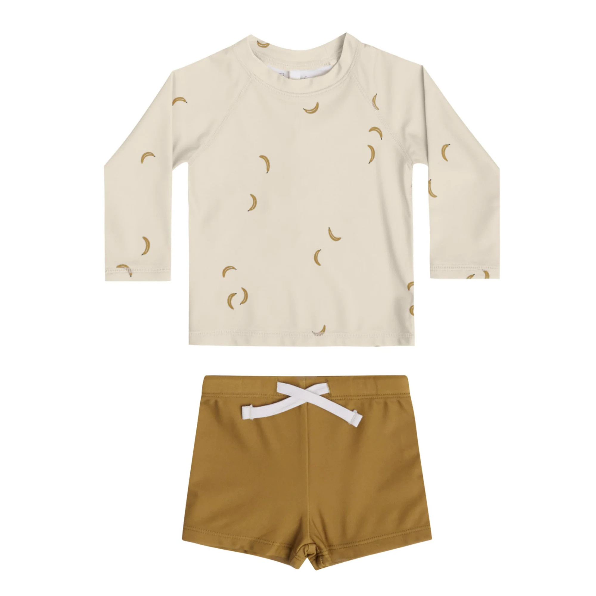 Rylee & Cru Rash Guard Boys Set, Bananas | SpearmintLOVE