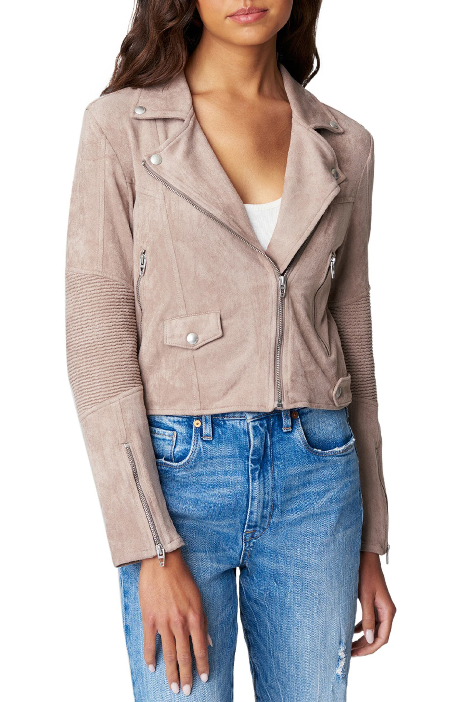 Faux Suede Moto Jacket | Nordstrom | Nordstrom