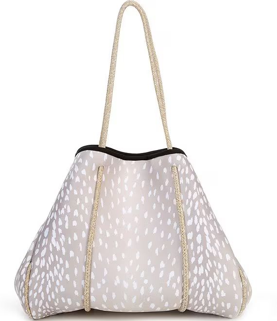 Neoprene Tan Fawn Tote Bag | Dillards