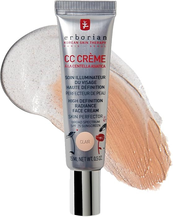 Erborian CC Cream, Color Correcting, Tone-Evening Korean Skincare Makeup Hybrid, Moisturizes, Lig... | Amazon (US)