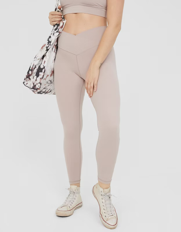 OFFLINE Real Me High Waisted Crossover Legging | American Eagle Outfitters (US & CA)
