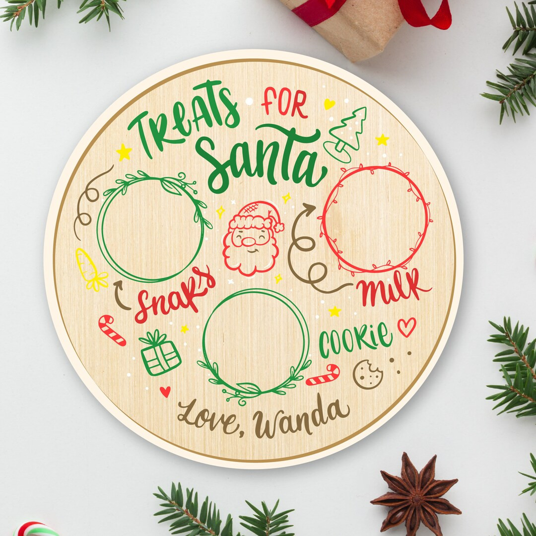 Personalized Christmas Tray, Custom Serving Tray for Christmas, Customized Christmas Wooden Servi... | Etsy (US)