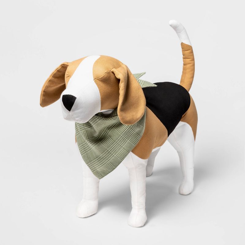 Tweed Full Tie Dog Bandana - Sage Green - Boots & Barkley™ | Target