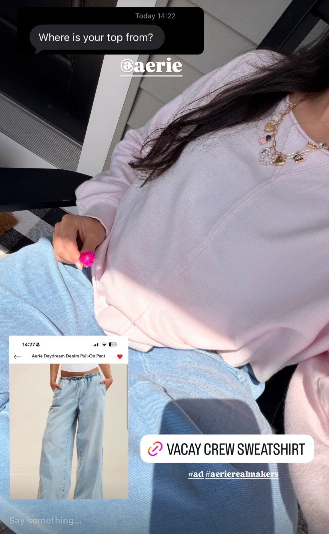 BUMP FRIENDLY SPRING SWEATSHIRT 🩷

lightweight + bump friendly for chilly spring days 

I’m wearing a size Medium! 

#LTKBump #LTKootd #LTKmomlife