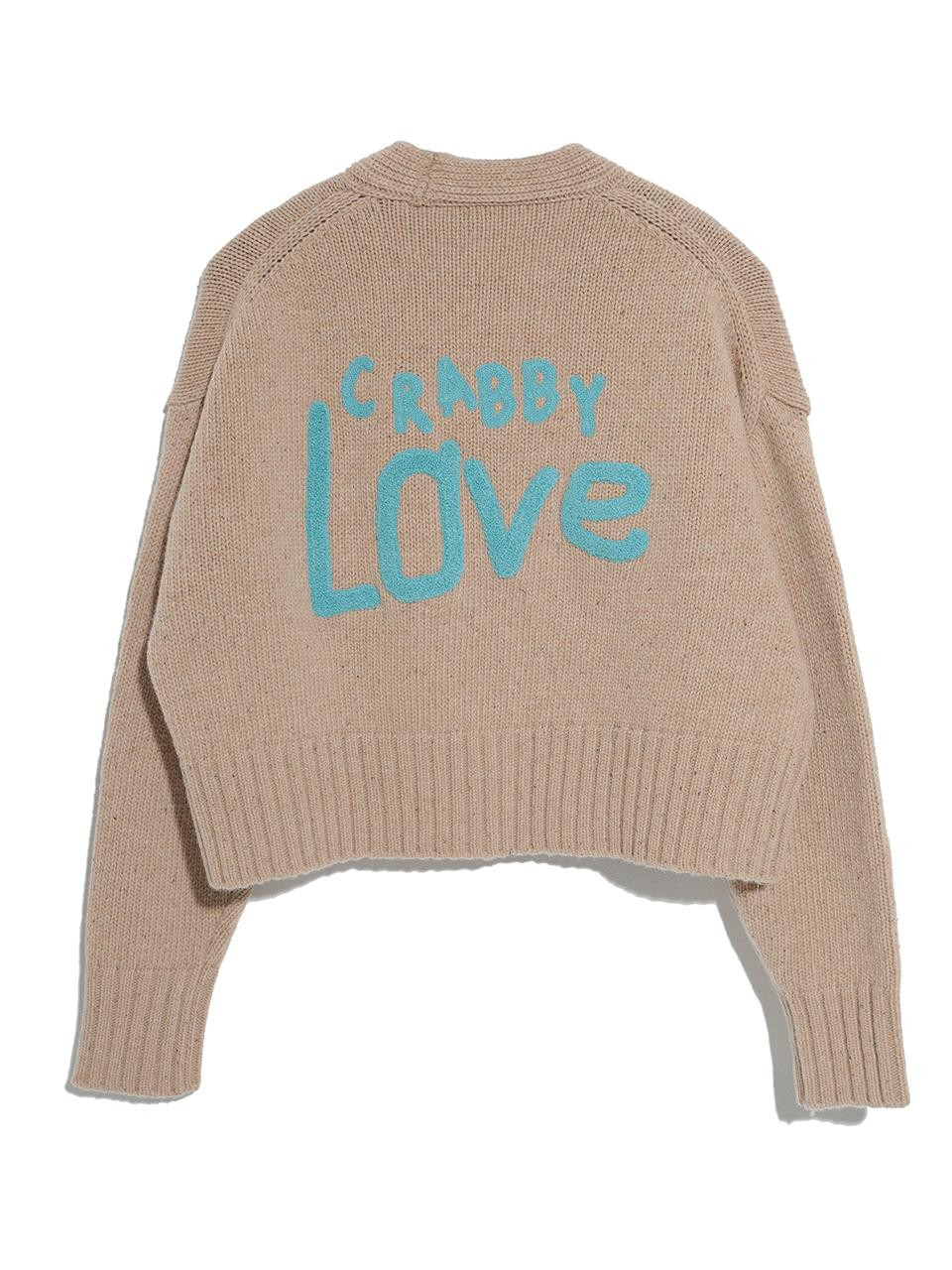 CRABBY LOVE CARDIGAN_SAND | W Concept (US)