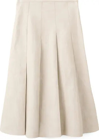 Sia Faux Leather Godet Skirt | Nordstrom